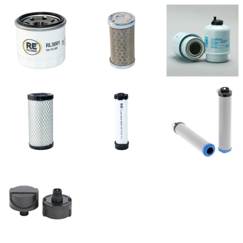 CATERPILLAR 3027 D CR Filter Service Kit with Yanmar 3Tnv76N Eng SN IJL2013-