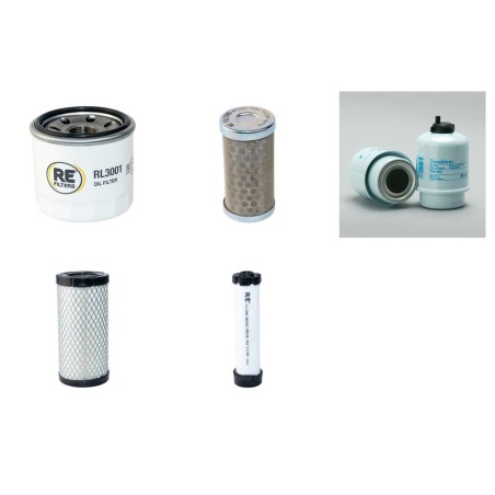 CAT 302.7 D CR Filter Service Kit Air Oil Fuel Filters w/Yanmar 3TNV76 Eng. SN  IJL YR  2013-