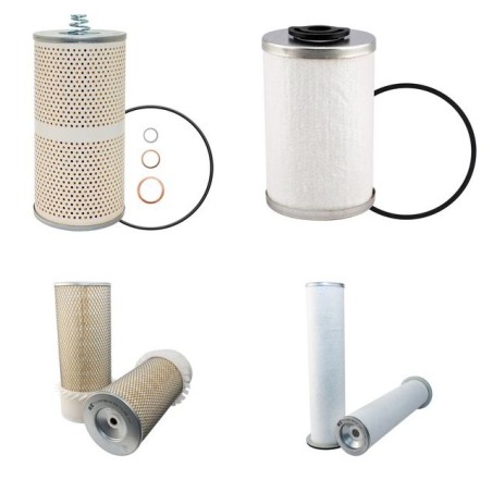 LIEBHERR PR 741 (B) Filter Service Kit Air Oil Fuel Filters w/MERCEDES OM 402 Eng.