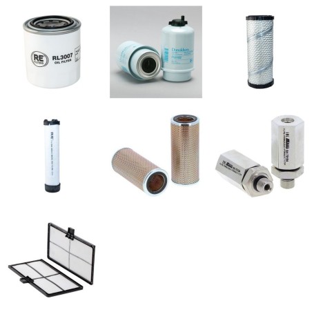 Filter kit suitable for CAT 305D with Mitsubishi S4Q2T Engine Serial No XER1- YR 2011-