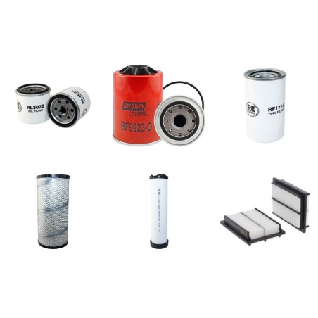 MAEDA LC 1385 M-8B Filter Service Kit w/Komatsu Saa4D-95Le5 Eng. 2009-