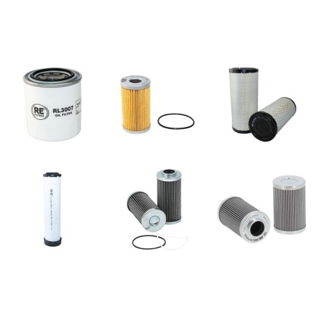MANITOU 160 ATJ/ATJS EURO 3 Filter Service Kit w/Kubota V 1505-ET04 Eng.   YR  2012-