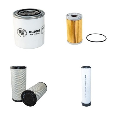 MANITOU 160 ATJ/ATJS EURO 3 Filter Service Kit Air Oil Fuel Filters w/Kubota V 1505-ET04 Eng.   YR  2012-