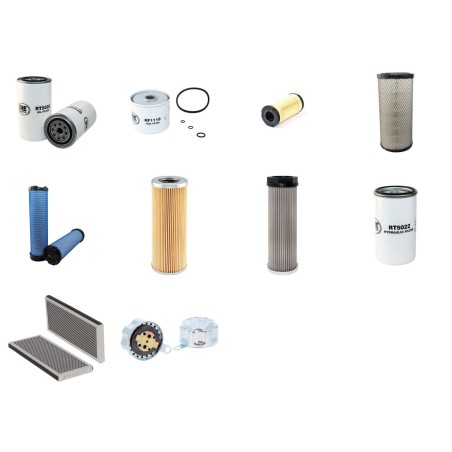 MANITOU M 26.2 TURBO Serie 3 Filter Service Kit w/Perkins 1104D-44T Eng.   YR  2012-