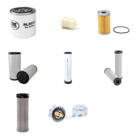 MANITOU MH 20-4T Serie 2-E3 Filter Service Kit w/Kubota V 2403M TE3 Eng.   YR  2010-