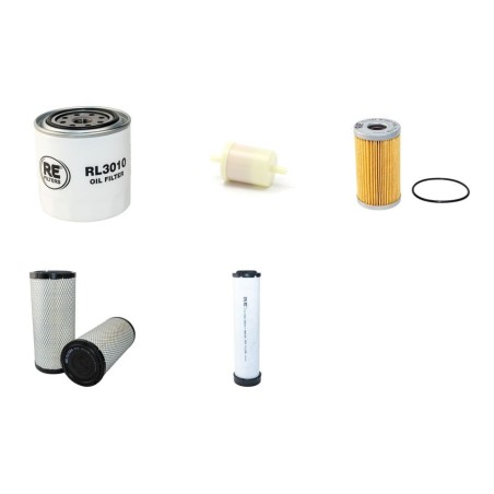 MANITOU MH 20-4T Serie 2-E3 Filter Service Kit Air Oil Fuel Filters w/Kubota V 2403M TE3 Eng.   YR  2010-