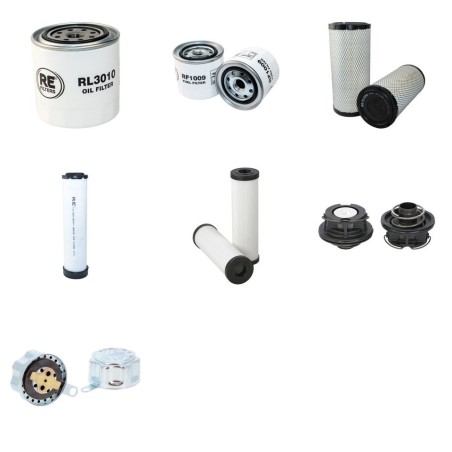 MANITOU ML 40 Filter Service Kit w/Kubota V 2403M-E2B Eng.   YR  2008-