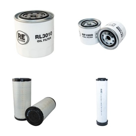MANITOU ML 40 Filter Service Kit Air Oil Fuel Filters w/Kubota V 2403M-E2B Eng.   YR  2008-