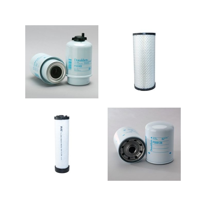 CAT 308D CR Filter Service Kit with Mitsubishi Engine Air - Oil - Fuel