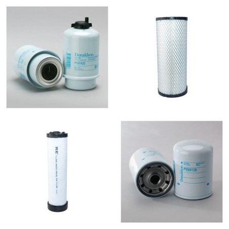 CAT 308D CR Filter Service Kit with Mitsubishi Engine Air - Oil - Fuel