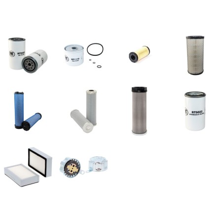 MANITOU MLT 735 TURBO LSU Serie 6-E3 Filter Service Kit w/Perkins 1104C-44 Eng.   YR  2005-