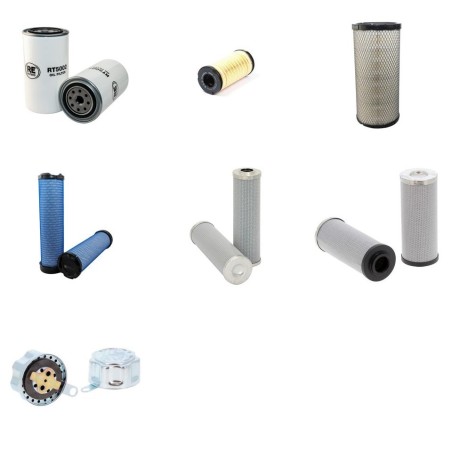 MANITOU MLT 742H LSU TURBO Filter Service Kit w/Perkins 1104C-44T Eng.   YR  2004-
