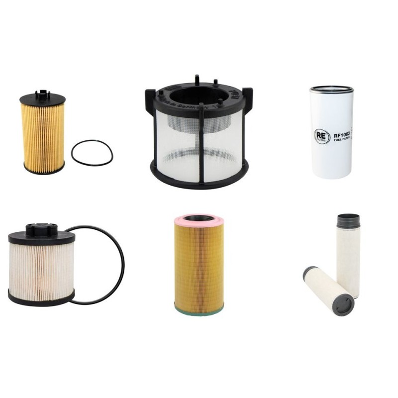 MANITOU MLT 845-120 Filter Service Kit Air Oil Fuel Filters w/MERCEDES OM 904LA Eng.   YR  2012-