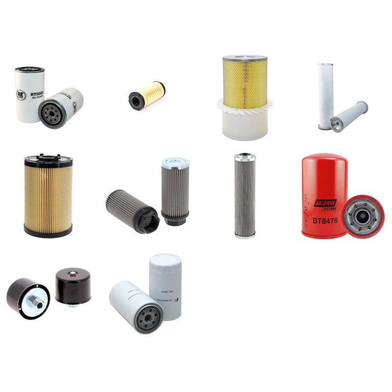 MANITOU MRT 1742 M Series Filter Service Kit w/Perkins Eng.   YR  2005-