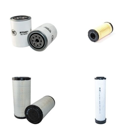 MANITOU MT 620 Filter Service Kit Air Oil Fuel Filters w/Perkins 1103C-33 Eng.   YR  2008-