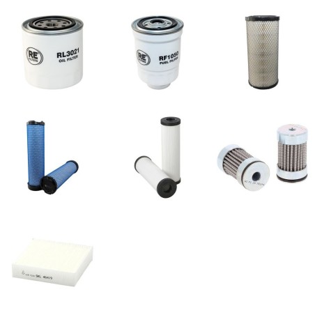 MANITOU MT 625 Serie 2-E3 Filter Service Kit w/Kubota V 3307-DIT-ET02 Eng.   YR  2012-