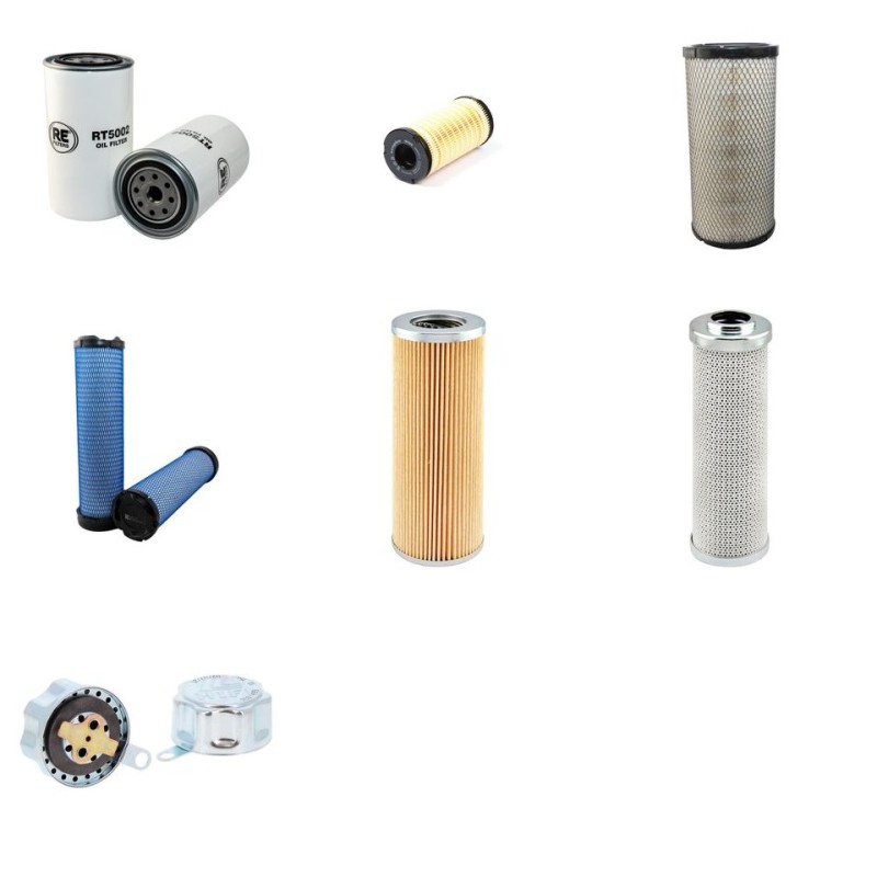 MANITOU MT 1440 SL TURBO Filter Service Kit w/Perkins 1104C-44T Eng.   YR  2005-