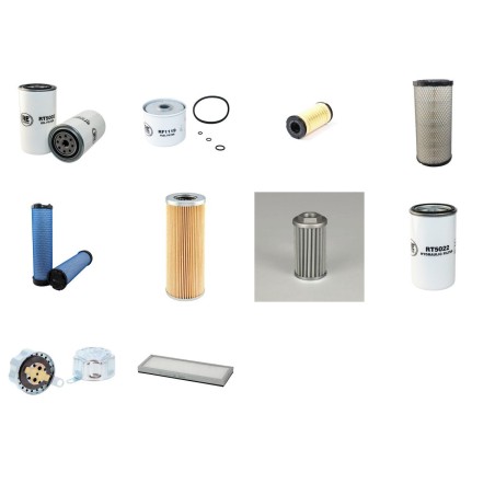 MANITOU MT 1240 L TURBO Serie 3-E2 Filter Service Kit w/Perkins 1104C-44T Eng.   YR  2005-