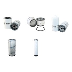 MECALAC 12 MXT Filter Service Kit Air Oil Fuel Filters w/Cummins 4B 5.9 Eng.   YR  2007-