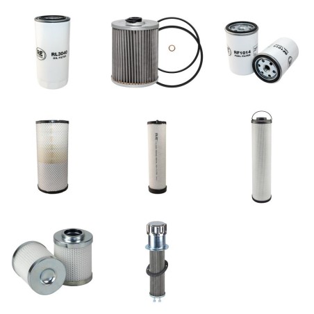 MECALAC 714 MW Filter Service Kit w/Deutz TIER II Eng.