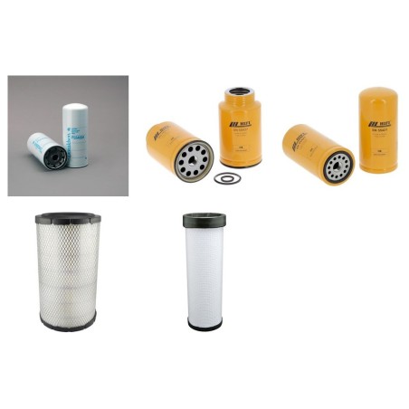 Filter kit suitable for CAT 319D/LCR with CAT Engine Serial No KFM1/ZCA1- YR 2009- Air Oil Fuel Filters