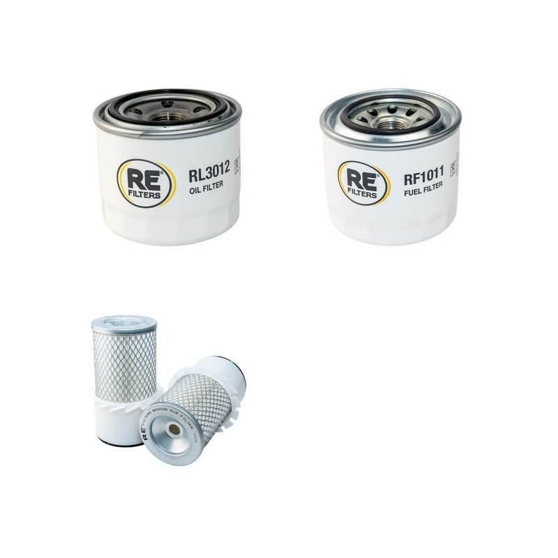 MENZI MUCK A 21 Filter Service Kit Air Oil Fuel Filters w/Yanmar 3NE78A Eng.
