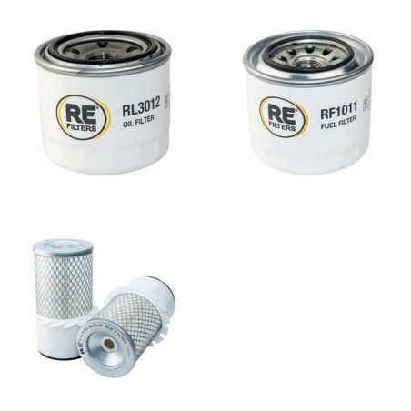 MENZI MUCK A 21 Filter Service Kit Air Oil Fuel Filters w/Yanmar 3NE78A Eng.
