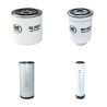 MENZI MUCK A 61 Filter Service Kit Air Oil Fuel Filters w/Kubota V 3800 Eng.