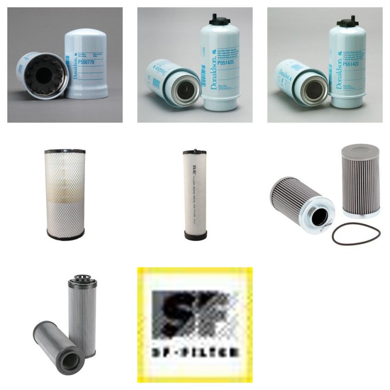 MENZI MUCK A 91 V 2 Serie E Filter Service Kit w/JOHN DEERE 4045HF285 Eng. SN   E YR  2007-
