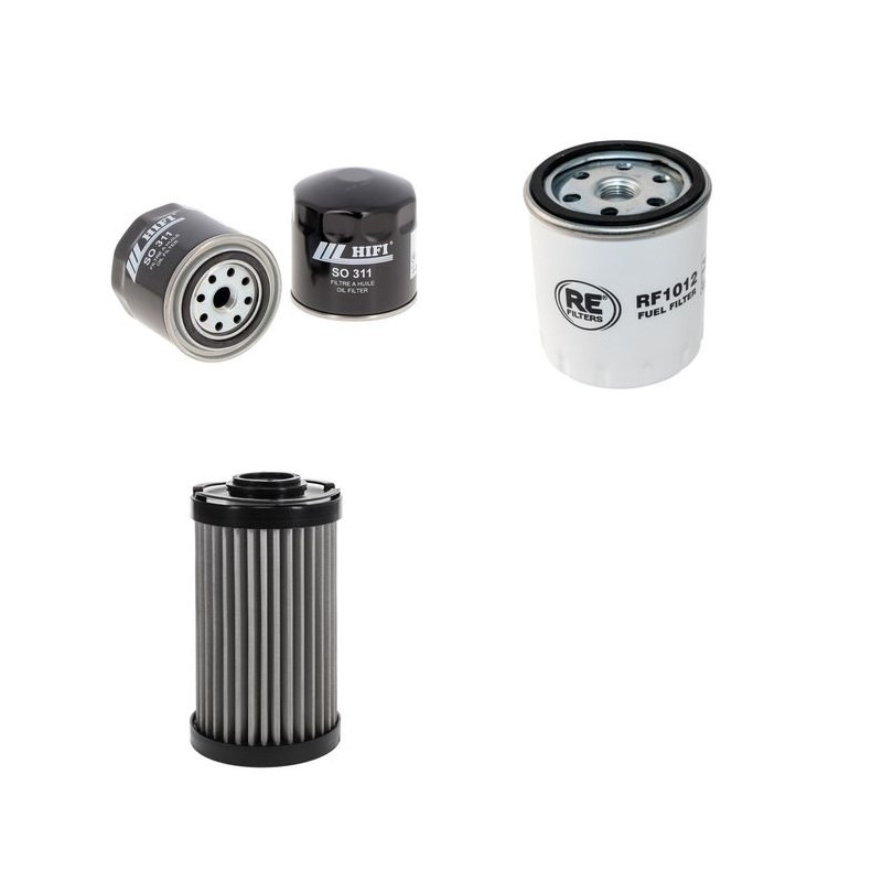 MENZI MUCK JOLLY 1200 Filter Service Kit w/RUGGERINI Eng.