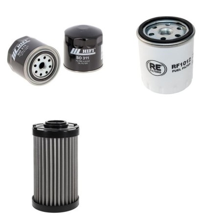 MENZI MUCK JOLLY 1200 Filter Service Kit w/RUGGERINI Eng.