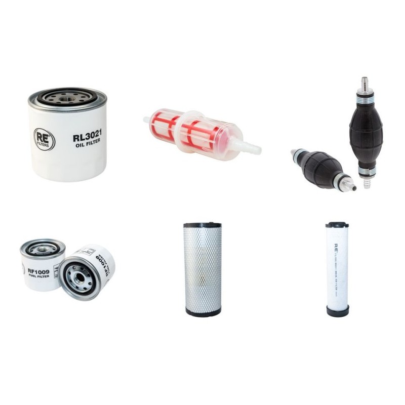 MERLO P 25.6 LOX Filter Service Kit w/Kubota V 3307-DI-T-ET02 Eng.   YR  2014-
