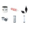 Filter kit for Merlo P25.6LOX with Kubota V 3307-DI-T-ET02 Engine Year 2014-