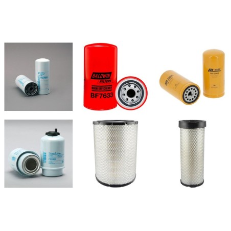 Filter kit suitable for CAT 320BLN with CAT 3116T Engine Serial No 6DN/8FN/7JR/6LW Air Oil Fuel Filters