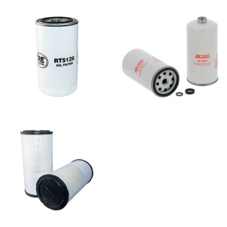 Filter kit for Merlo ROTO 45.21 Air Oil Fuel Filters with Iveco F4G00684GD Engine