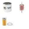 MESSERSI CTL 35 Filter Service Kit Air Oil Fuel Filters w/Kubota Eng.