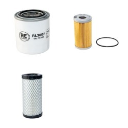 MESSERSI M 22 U Filter Service Kit Air Oil Fuel Filters w/Kubota Eng.