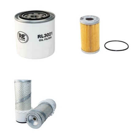 MESSERSI M 28 K Filter Service Kit Air Oil Fuel Filters w/Kubota Eng.
