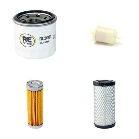 MESSERSI TCH 1000 Filter Service Kit Air Oil Fuel Filters w/Kubota D 902 Eng.
