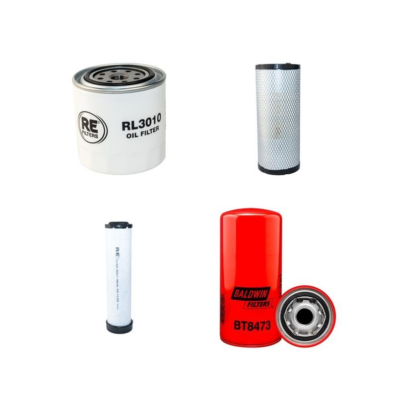 MESSERSI TCH 2500 Filter Service Kit w/Kubota V 2403-M Eng. 2007-