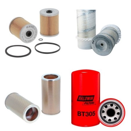MITSUBISHI MS 140 Filter Service Kit w/Mitsubishi 6Ds70C Eng. SN 101-1004