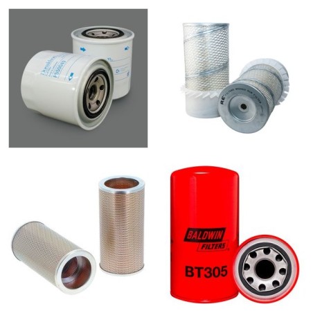 MITSUBISHI MS 140 Filter Service Kit w/Mitsubishi 6Ds70C Eng. SN 1004-