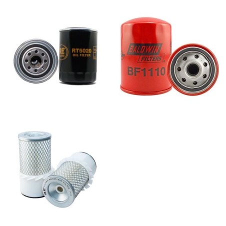 MITSUBISHI WS 200 Filter Service Kit Air Oil Fuel Filters w/Mitsubishi Eng.   YR  -1990