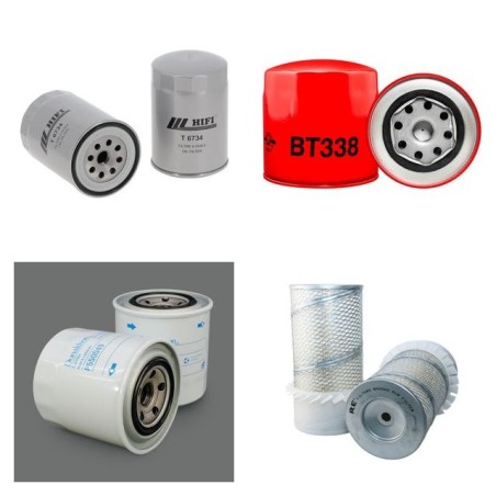 MOROOKA MST 600 T Filter Service Kit Air Oil Fuel Filters w/Mitsubishi Eng.