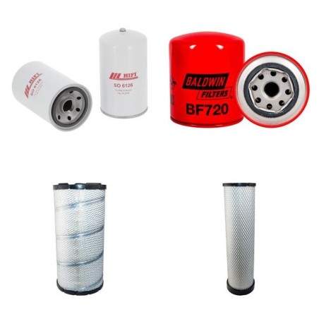 Marooka MST 1500 VD Filter Service Kit w/ Mitsubishi Engine Air, Oil, Fuel