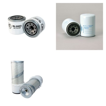 MUSTANG 332 Filter Service Kit Air Oil Fuel Filters w/Kubota Eng.