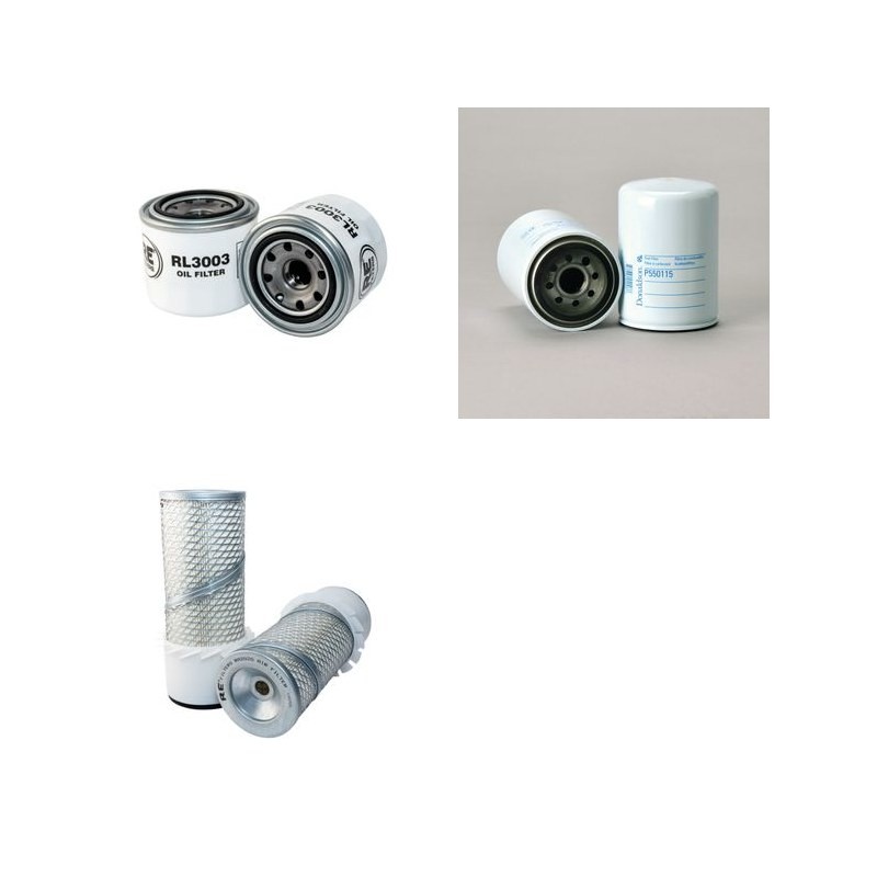 MUSTANG 342 Filter Service Kit Air Oil Fuel Filters w/Kubota D 1402 Eng.