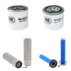 MUSTANG 442 Filter Service Kit Air Oil Fuel Filters w/Kubota
