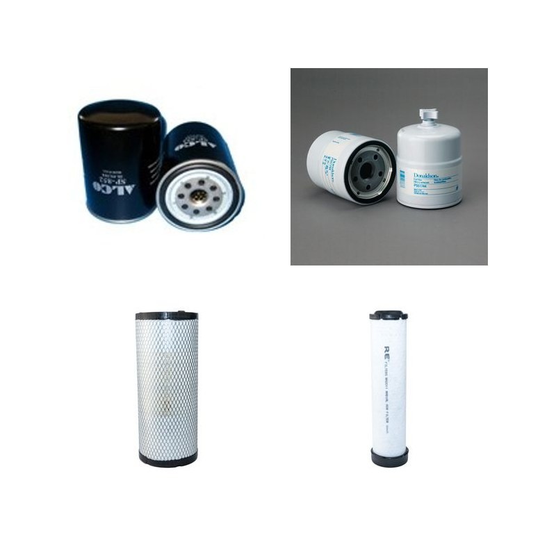 MUSTANG 2070 Filter Service Kit Air Oil Fuel Filters w/ISUZU 4JB1T Eng.