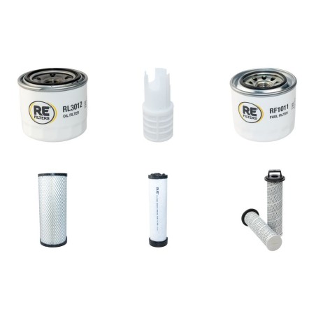MUSTANG AL 406 Filter Service Kit w/Yanmar 4Tnv88-Bkgwl Eng. 2008-